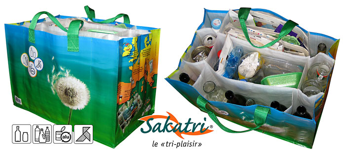 Sakatri&reg; le cabas en polypropyl&egrave;ne tiss&eacute;
